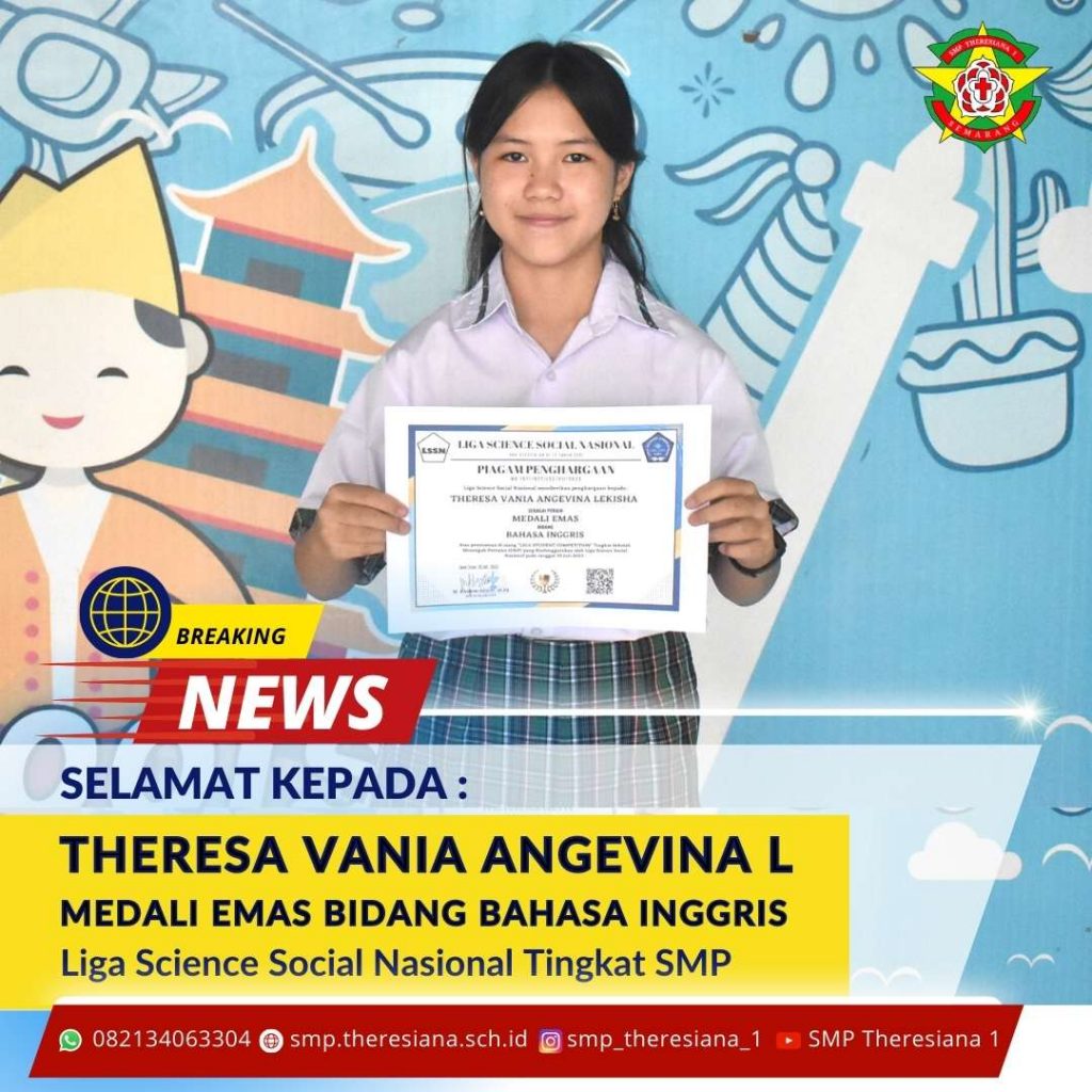 Medali Emas Lomba Bahasa Inggris